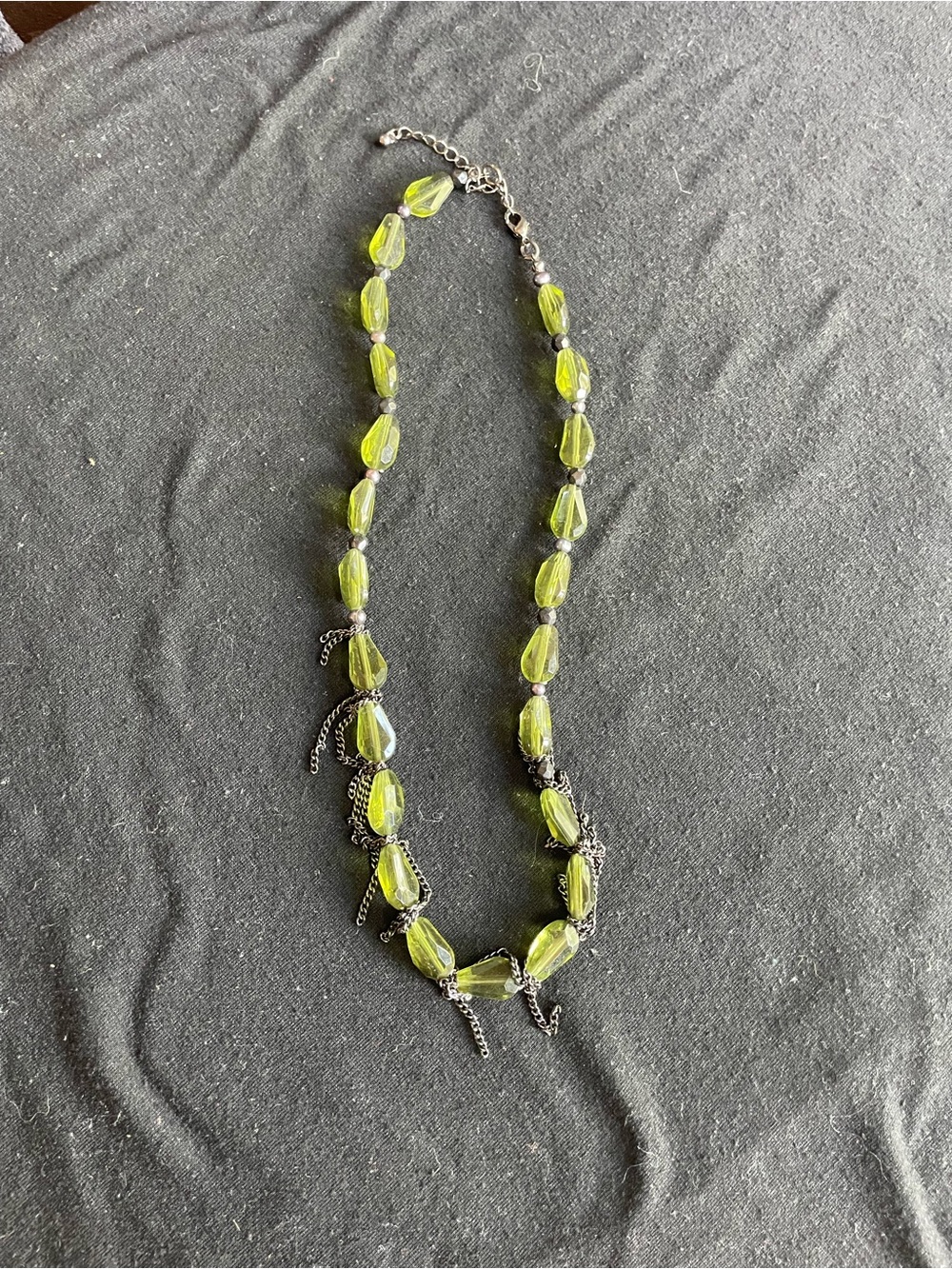 Green Beaded Women's Necklace - Fashion Jewelry